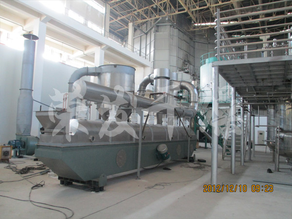 飼料顆料流化床干燥機干燥工程