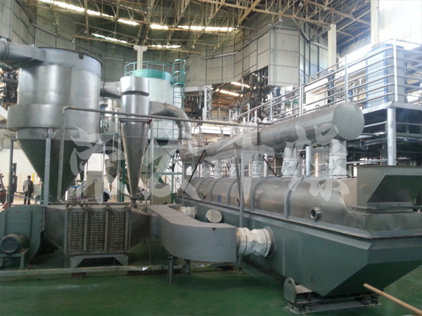 飼料顆料流化床干燥機干燥工程